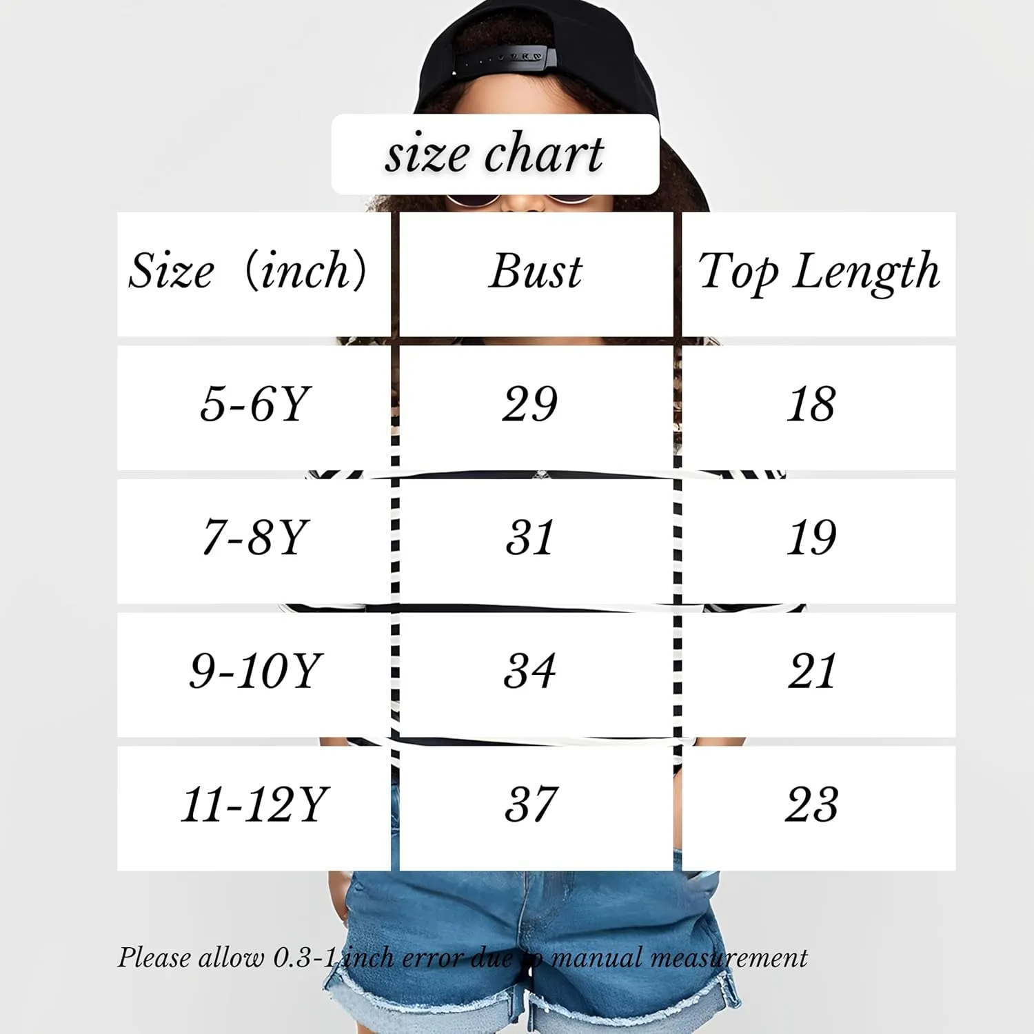 5-12 Years Girls Oversized Dropped Shoulders Sleeve Striped T Shirts Girls Summer Fall Crewneck Tops