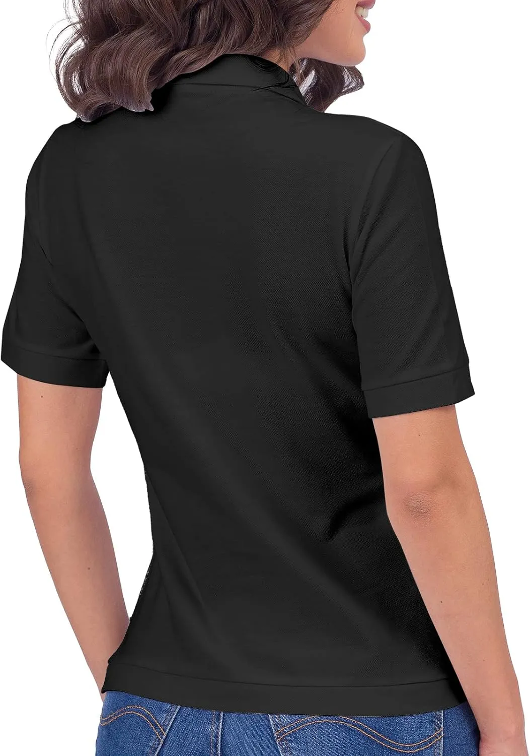 Custom Polo Shirt Women Design Your Own Personalized Customized Golf T Shirts Tee Embroidered Text Photo Logo