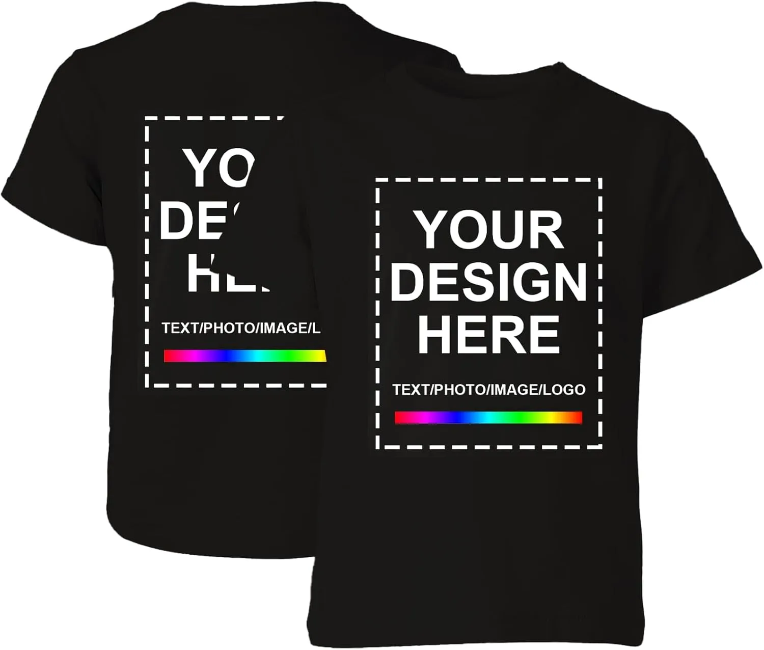 Custom T Shirts for Men WomanCustom T Shirts Design Your OwnPersonalized T Shirts Customized Tee Gifts Add Photo Logo Text