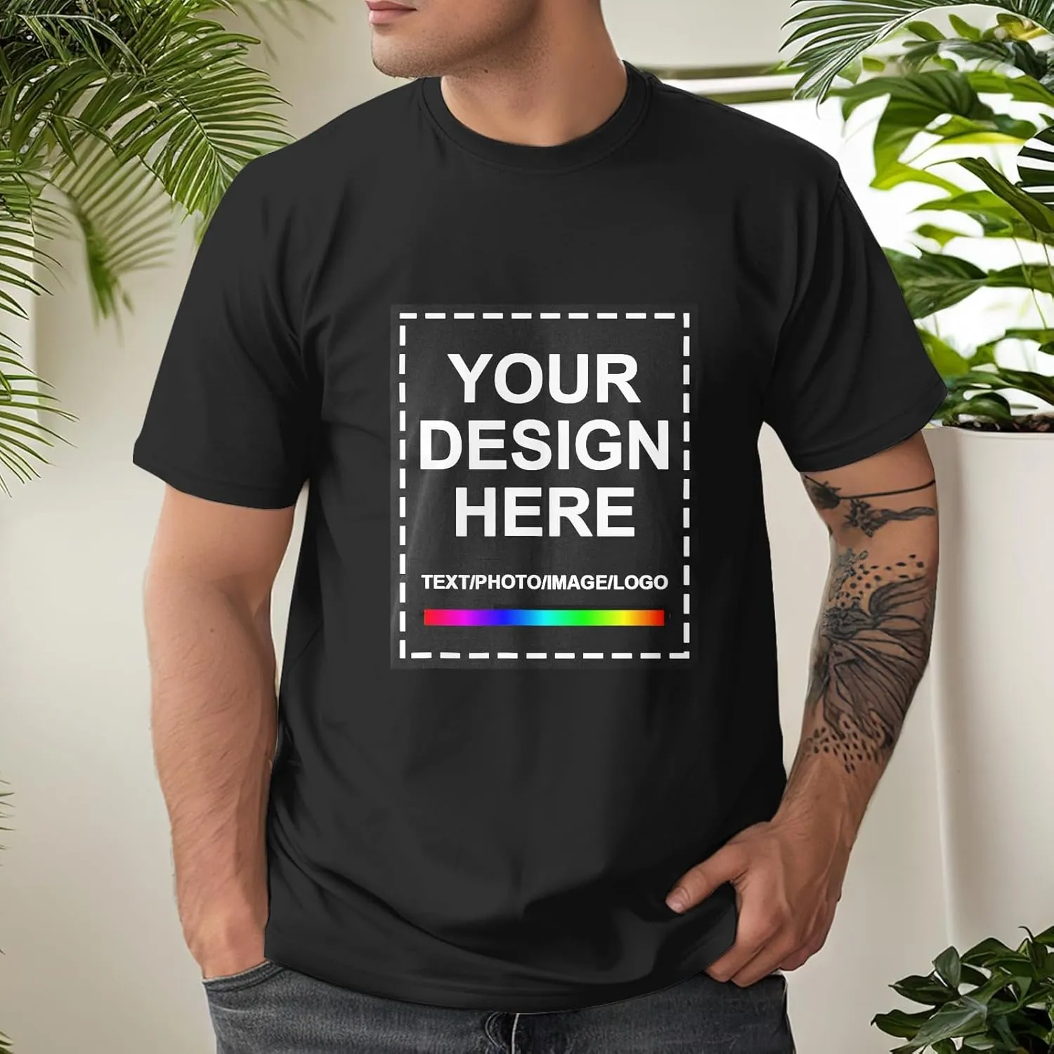 Custom T Shirts for Men WomanCustom T Shirts Design Your OwnPersonalized T Shirts Customized Tee Gifts Add Photo Logo Text