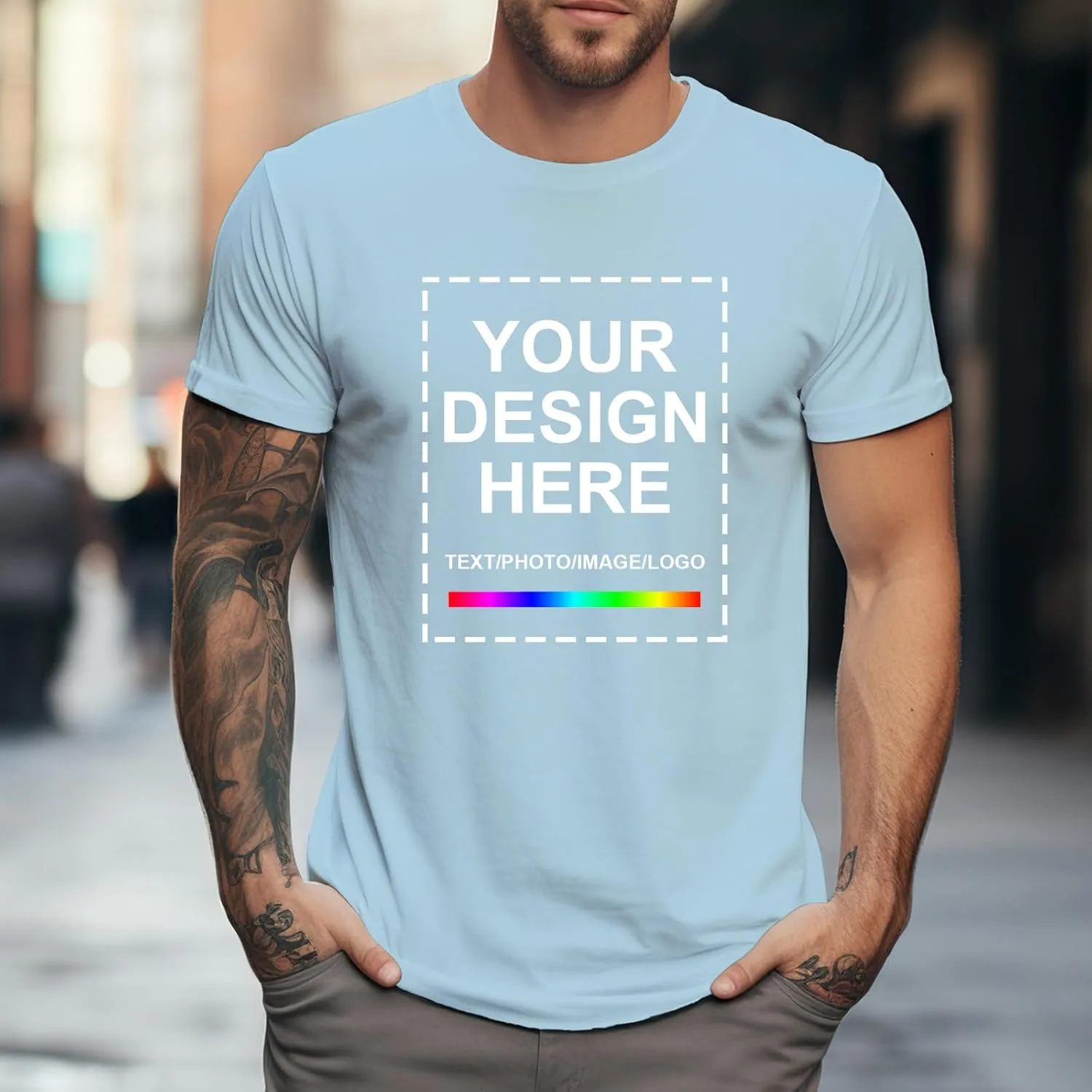 Custom T Shirts for Men WomanCustom T Shirts Design Your OwnPersonalized T Shirts Customized Tee Gifts Add Photo Logo Text