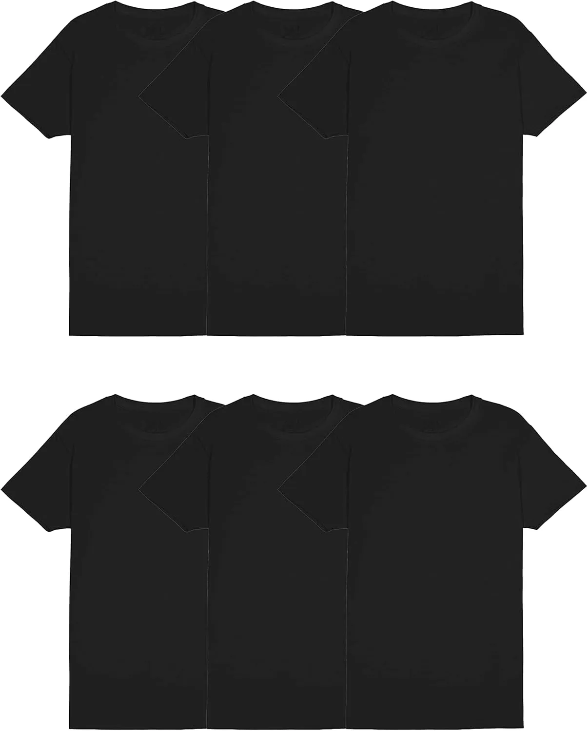 Fruit of the Loom Men's Crew Tee Undershirts, Moisture Wicking & Tag Free, Also Available in Big & Tall