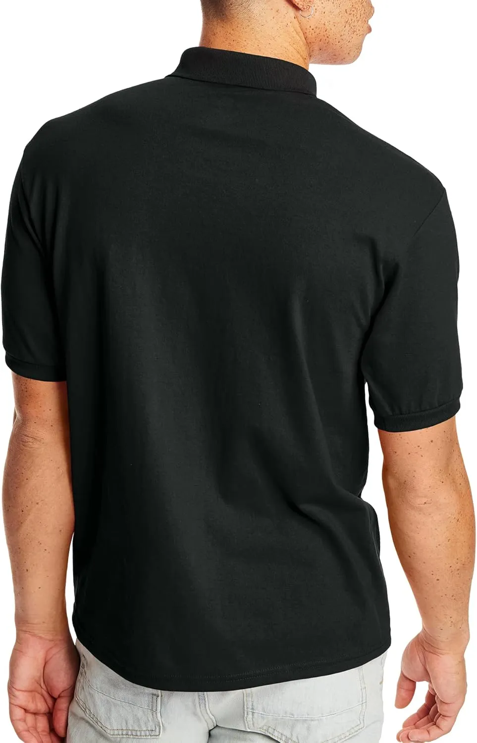 Hanes Men's Short-Sleeve Jersey Pocket Polo (Pack of 2)