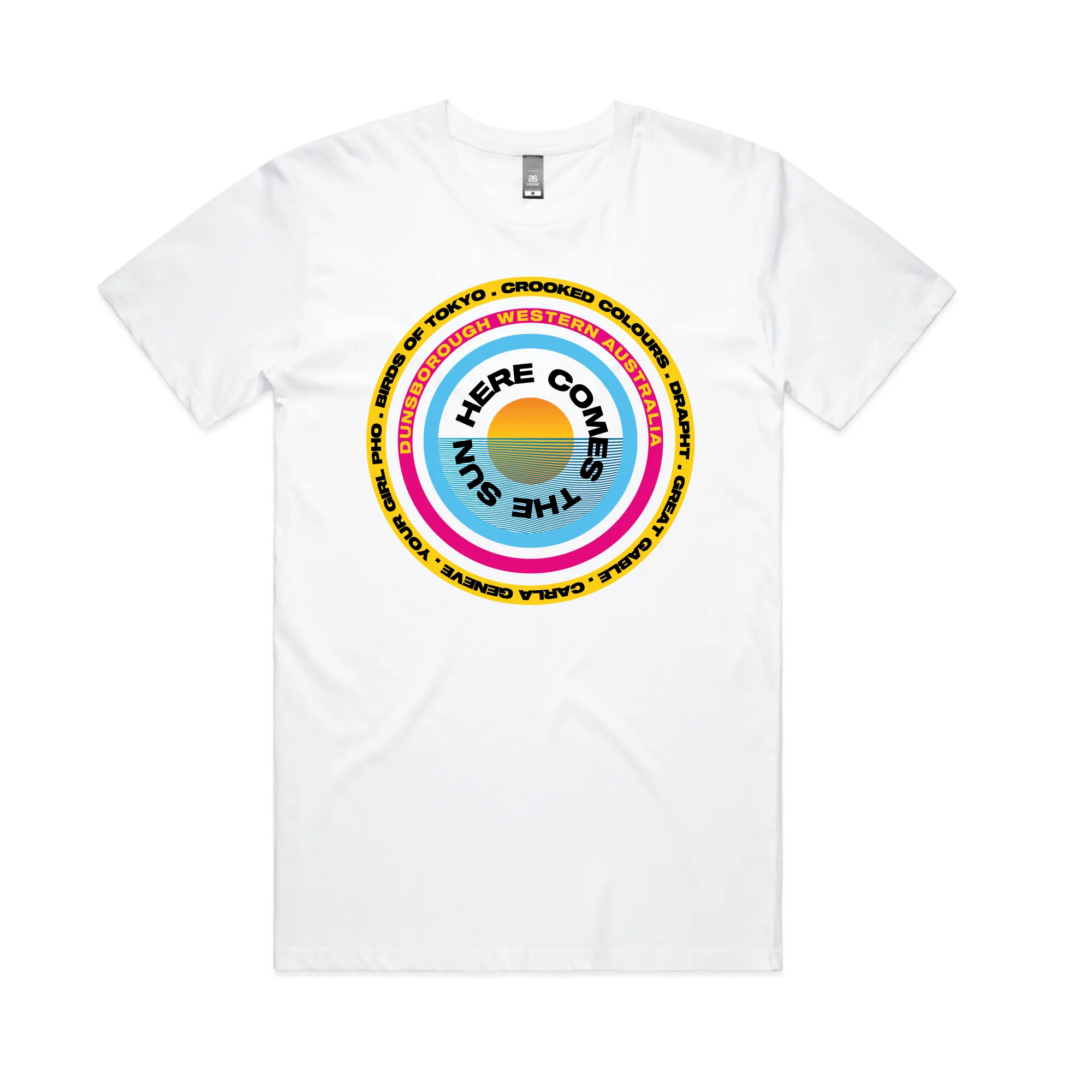 Line up / White T-shirt