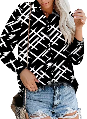 Magritta Long Sleeve Shirts for Women Fashion Button Down Blouse Tops