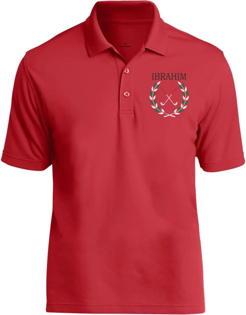 Personalized Golf Polo Shirt for Men. Best Golf Designs Collection for Polo T-Shirts & Your Custom Embroidered Name Team Club