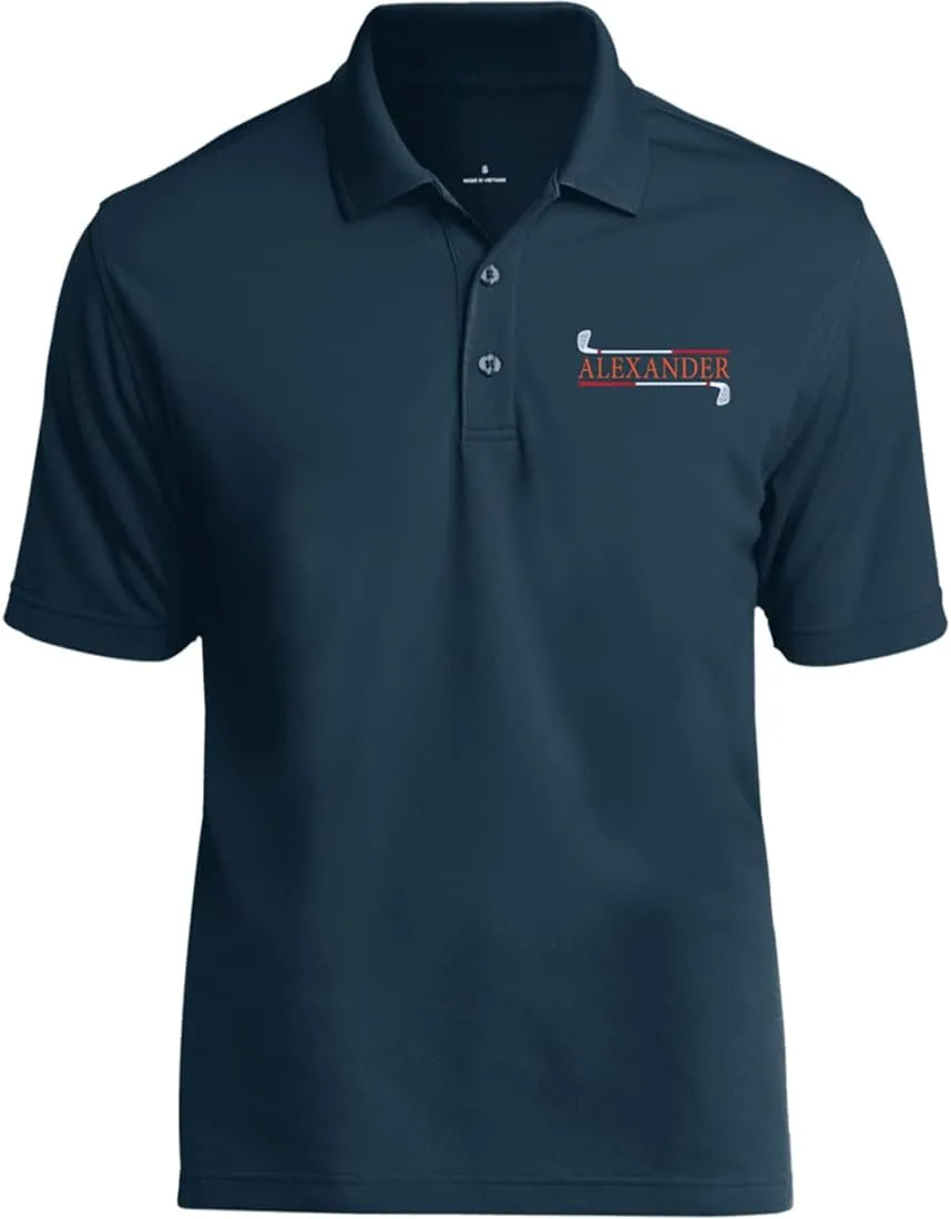 Personalized Golf Polo Shirt for Men. Best Golf Designs Collection for Polo T-Shirts & Your Custom Embroidered Name Team Club