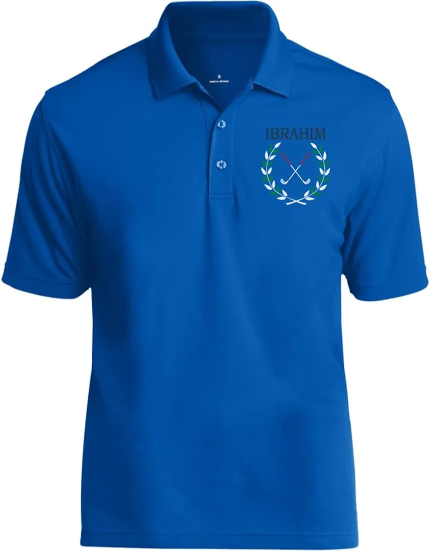 Personalized Golf Polo Shirt for Men. Best Golf Designs Collection for Polo T-Shirts & Your Custom Embroidered Name Team Club
