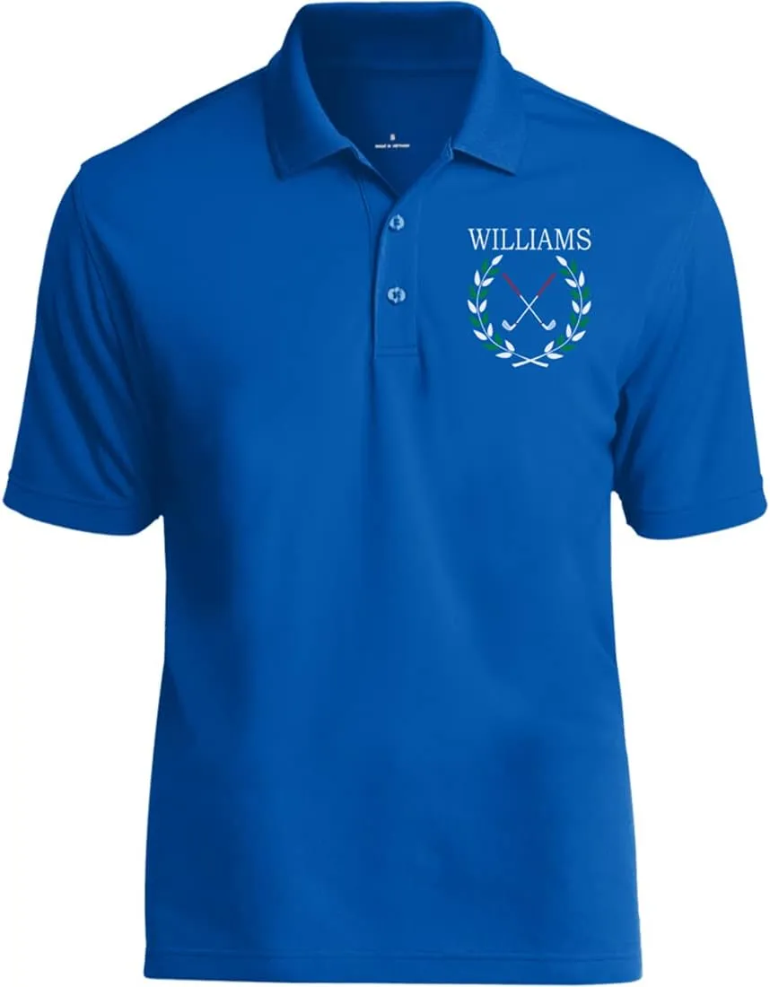 Personalized Golf Polo Shirt for Men. Best Golf Designs Collection for Polo T-Shirts & Your Custom Embroidered Name Team Club