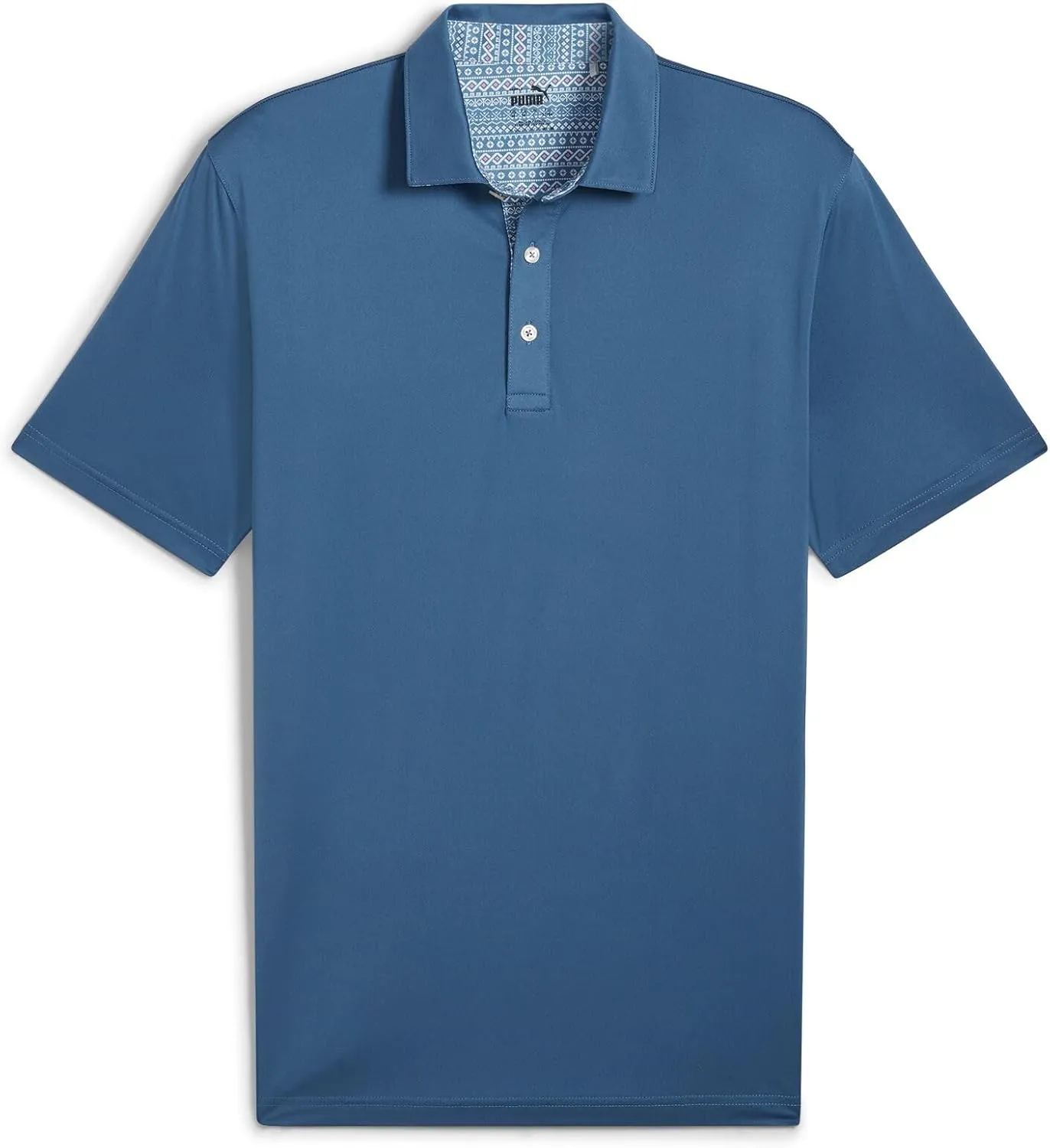 PUMA Men's Fair Isle Trim Polo
