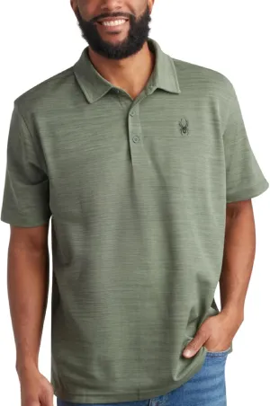Spyder Mens Performance Polo Shirt - UPF 30  Moisture Wicking Quick Dry Golf Polo - Athletic Polo Shirts for Men (Size: S-XL)